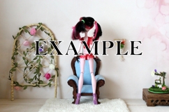 Doll with red lingerie photo set download, dollhouse BJD dol Product Image 3