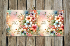 Watercolor Hello Spring | 4 Flower Sublimation Mug designs P Product Image 3
