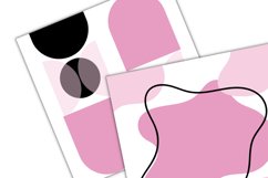baby pink and black boho geometric patterns Product Image 3