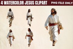 Watercolor Jesus Clipart PNG Product Image 1
