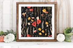 Abstract Meadow Flower Digital Paper Backgrounds Product Image 3