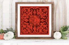 Thai Terracotta Red Digital Paper Backgrounds Product Image 3