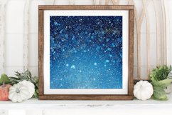 Blue Glittery Digital Paper Backgrounds Product Image 3