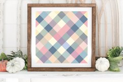 Pastel Gingham Repeat Plaids Digital Paper Backgrounds Product Image 3