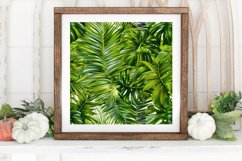 Summer Tropical Leaves Digital Paper Backgrounds Product Image 3