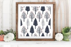 Nordic Trees Digital Paper Backgrounds Product Image 3