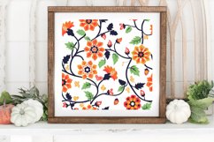 Folk Flower Digital Paper Backgrounds Product Image 3