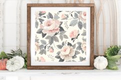 Dusty Floral Digital Paper Backgrounds Product Image 3
