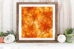 Marigold Alcohol Ink Flowers Digital Paper Backgrounds Product Image 3
