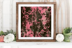 Floral Grunge Vintage Pink Goth pattern Digital Backgrounds Product Image 3