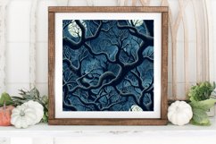 Mystic Moonlit Trees Digital Paper Backgrounds Product Image 3