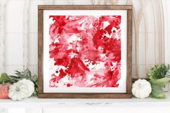 Watercolor Red Splash Abstract Digital Paper Backgrounds Product Image 3