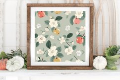 Pastel Cottage core Floral Apple Garden Digital Paper Backgr Product Image 3