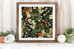 Cottage core Floral Garden Fabric Digital Paper Backgrounds Product Image 3
