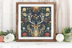 Enchanted Woodland Stag Digital Paper Backgrounds Product Image 3