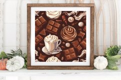 Cold Chocolate Digital Paper Backgrounds Product Image 3