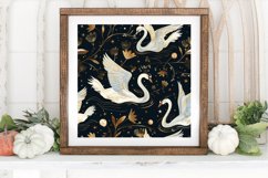 Night Swans Digital Paper Backgrounds Product Image 3