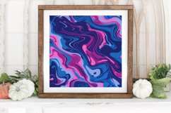 Magenta and Blue Abstract Art Digital Paper Backgrounds Product Image 3