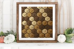 Brown Hexagons Digital Paper Backgrounds Product Image 3