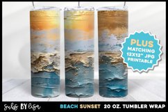 3D Summer Sublimation Tumbler Wraps Design 20 oz Product Image 5