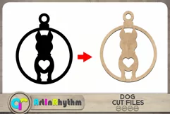 Doberman SVG / Keychain SVG / Dog silhouette cut files Product Image 2