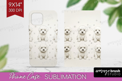 Cute Dogs Phone Case PNG - Puppy Case PNG Sublimation Product Image 1
