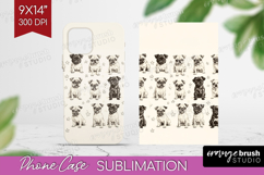 Cute Dogs Phone Case PNG - Puppy Case PNG Sublimation Product Image 1