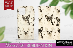 Cute Dogs Phone Case PNG - Puppy Case PNG Sublimation Product Image 1