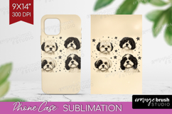 Cute Dogs Phone Case PNG - Puppy Case PNG Sublimation Product Image 1