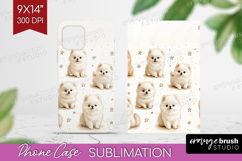 Cute Dogs Phone Case PNG - Puppy Case PNG Sublimation Product Image 1