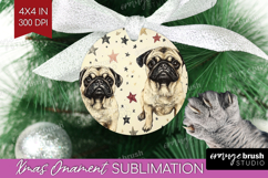 Cute Dogs Ornament PNG - Puppy PNG Sublimation Product Image 1