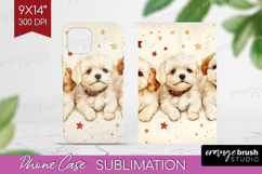 Cute Dogs Phone Case PNG - Puppy Case PNG Sublimation Product Image 1