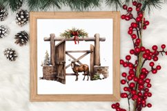 Western Christmas Cowboy Clipart Sublimation, Christmas PNG Product Image 3