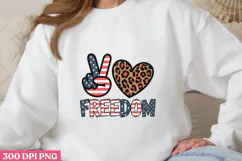 FREEDOM PNG, Memorial Day Sublimation PNG Product Image 1