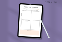 To-Do List Eisenhower Box Planner Template | Productivity Product Image 3