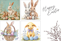 Easter Basket Pillow Designs, Animals Pillow Template Product Image 3
