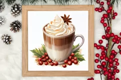 Christmas Drink Clipart Sublimation, Christmas PNG Product Image 3