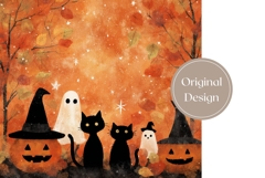 Kids Halloween Tumbler Wrap, Halloween Pumpkins Tumbler Product Image 3