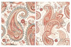 Shabby Chic, Paisley, Papers, Junk Journal Product Image 3