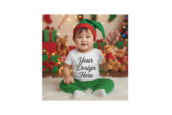 Christmas Baby Mockup Bundle | 4 PNG Photo Mockups Product Image 3