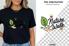 Nature Walk PNG | Outdoor Adventure Design | Hiking Trail Product Image 3