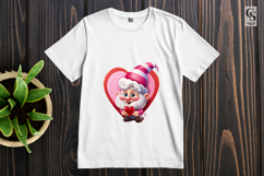 Cute Gnome Holding Heart Clipart Sublimation PNG Product Image 2