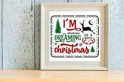 I'm dreaming of a white christmas SVG, Christmas SVG Product Image 2