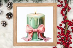 Pastel Christmas Shublimation Clipart, Pastel Christmas Clip Product Image 3