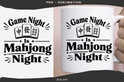 Mahjong quote png design for T-shirts Product Image 2