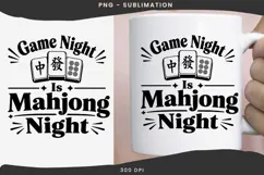 Mahjong quote png design for T-shirts Product Image 2