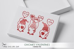 Valentines gnomes svg files for cricut Product Image 3