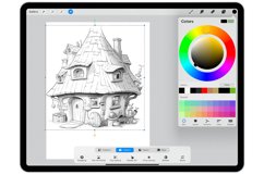 55 Procreate Hobbit Houses Stamp Brushes Product Image 3