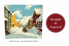 Christmas Tumbler Wrap Design, Cozy Winter Tumbler Template Product Image 3