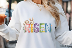 risen PNG, Retro Easter Day Sublimation PNG Product Image 3